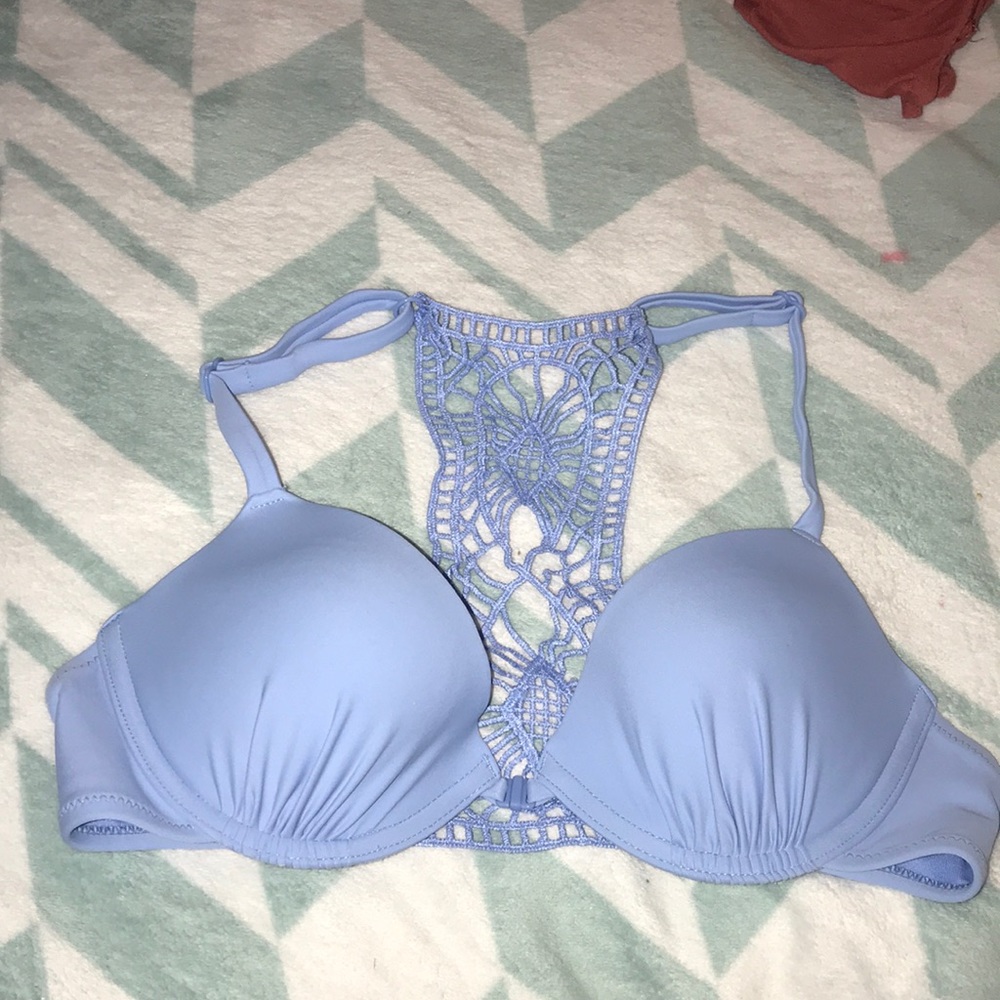 blue cute bathing suit top!!